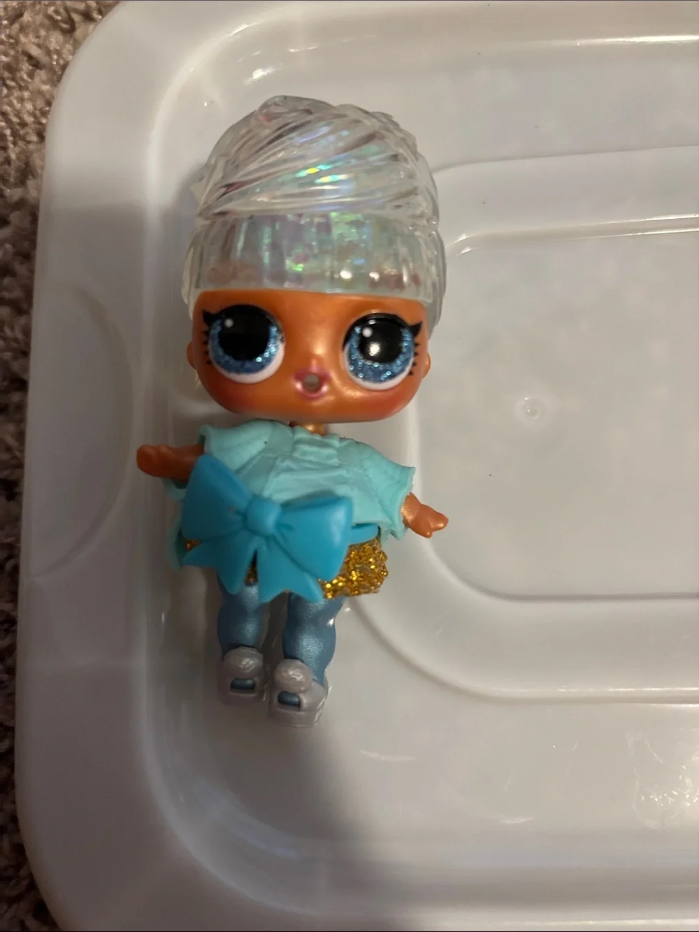 L.O.L. Surprise! Pink, Blue, Teal and Silver Glitter Dolls Set